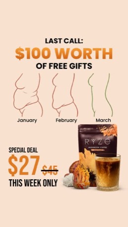 RYZE Superfoods ad